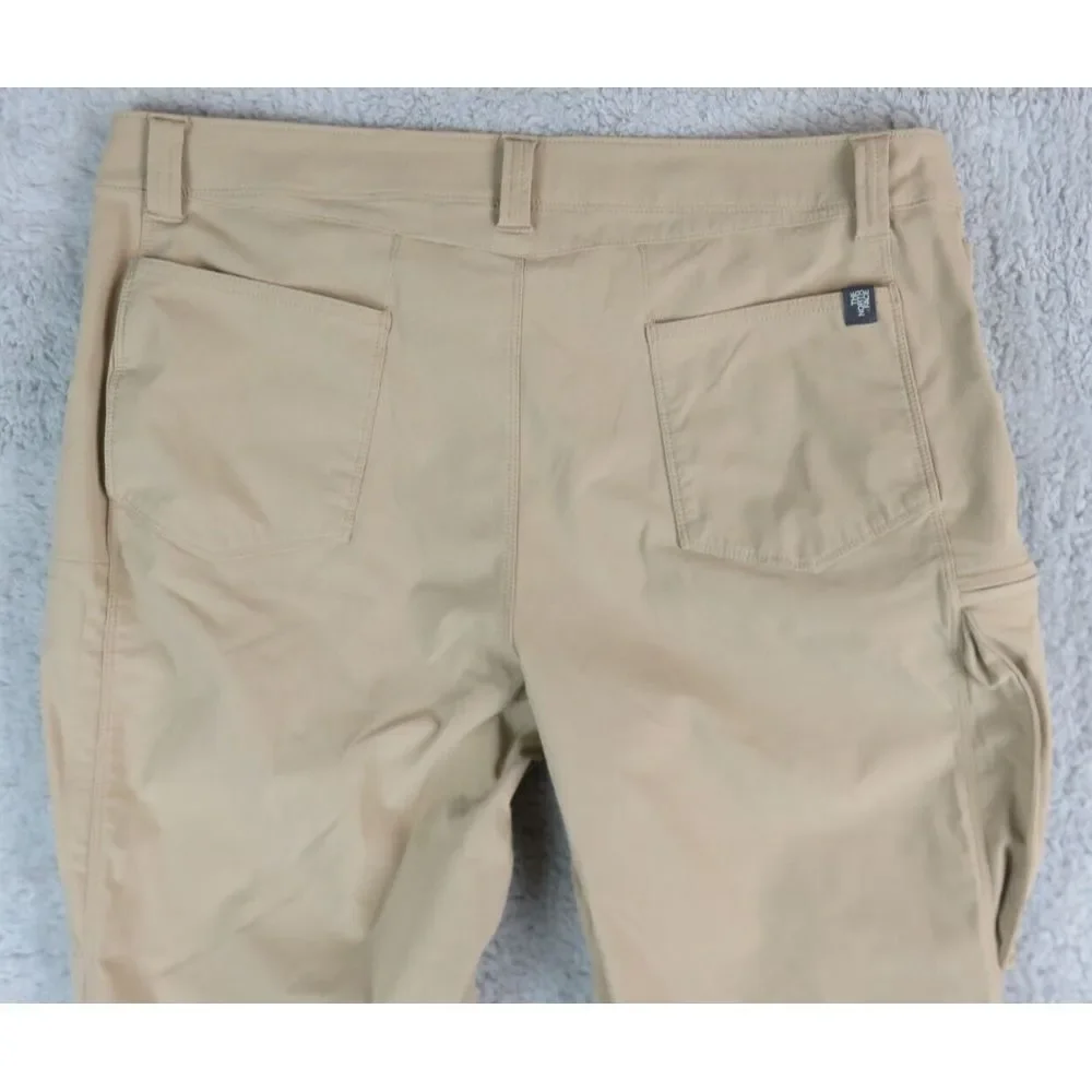 Mens The North Face‎ Brown Cargo Pants Size 36x31 Hiking Outdoors Fishing Casual